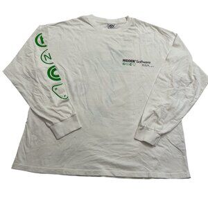 Hidden NY Software Floral Long Sleeve T-Shirt in White